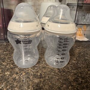 Tommee Tippee Clear Baby Bottles
